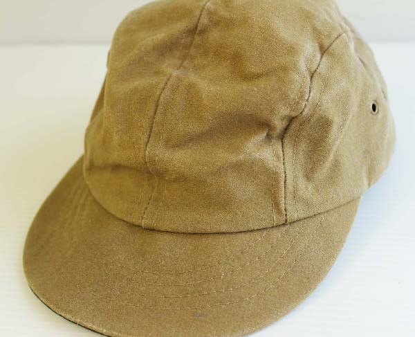 80s FILSONフィルソン オイルドコットン キャップ カーキ XL