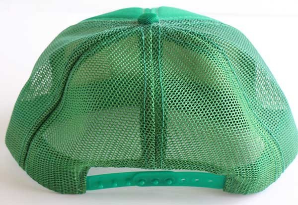 デッドストック☆80s Kawasakiカワサキ パッチ付き メッシュキャップ