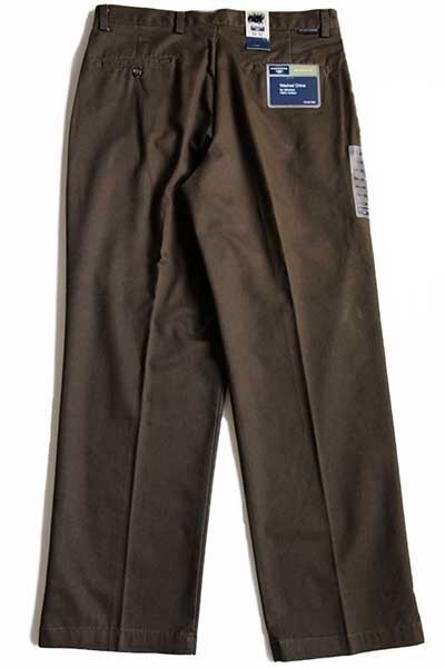 デッドストック☆00s DOCKERSドッカーズ ツータック チノパン 焦げ茶