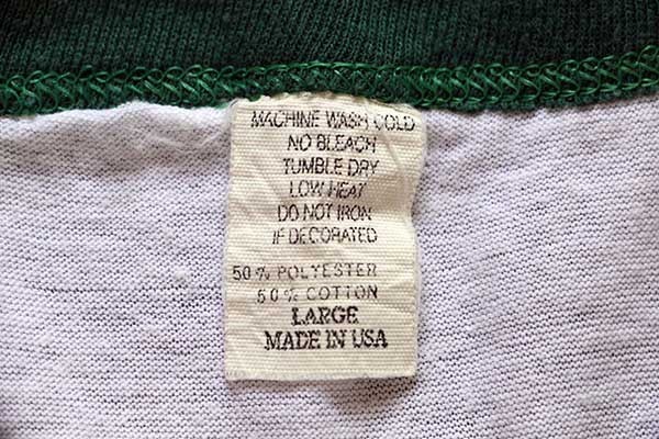 70s USA製 I feeL Like a GIANT today グリーンジャイアント 染み込み