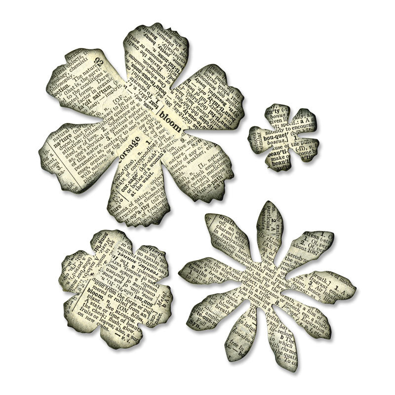 Sizzix Bigz Die - Tattered Florals by Tim Holtz – Sizzix.com
