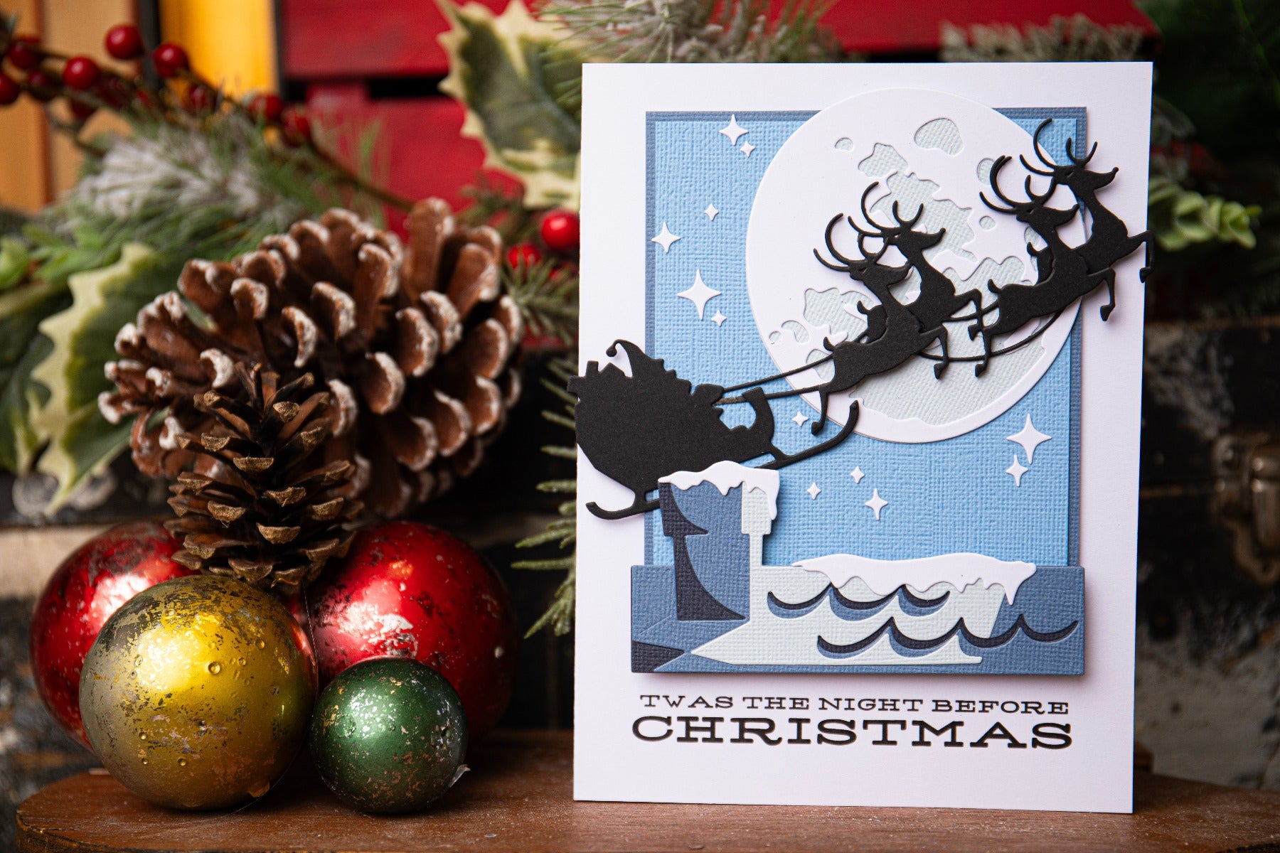 Thinlits Die Set 8PK - Reindeer Sleigh by Tim Holtz – Sizzix.com