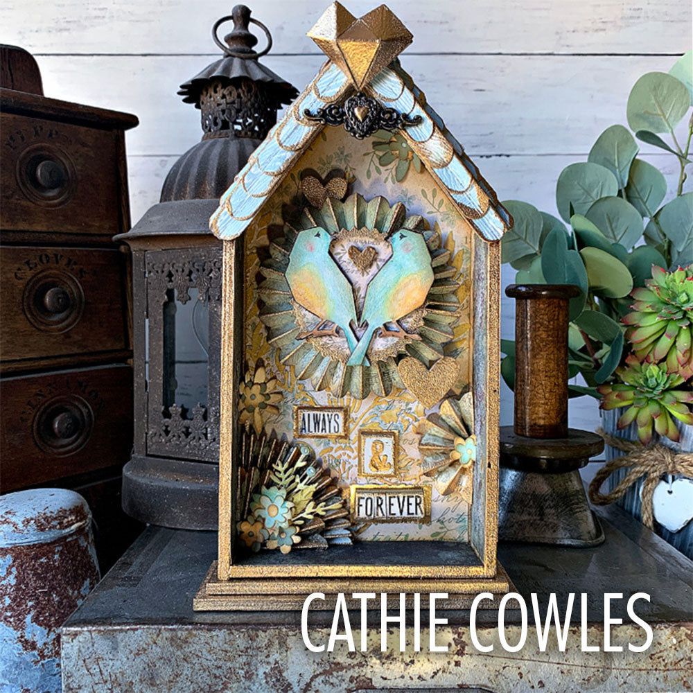 Sizzix Thinlits Die Set 8PK - Vault Lovebirds by Tim Holtz