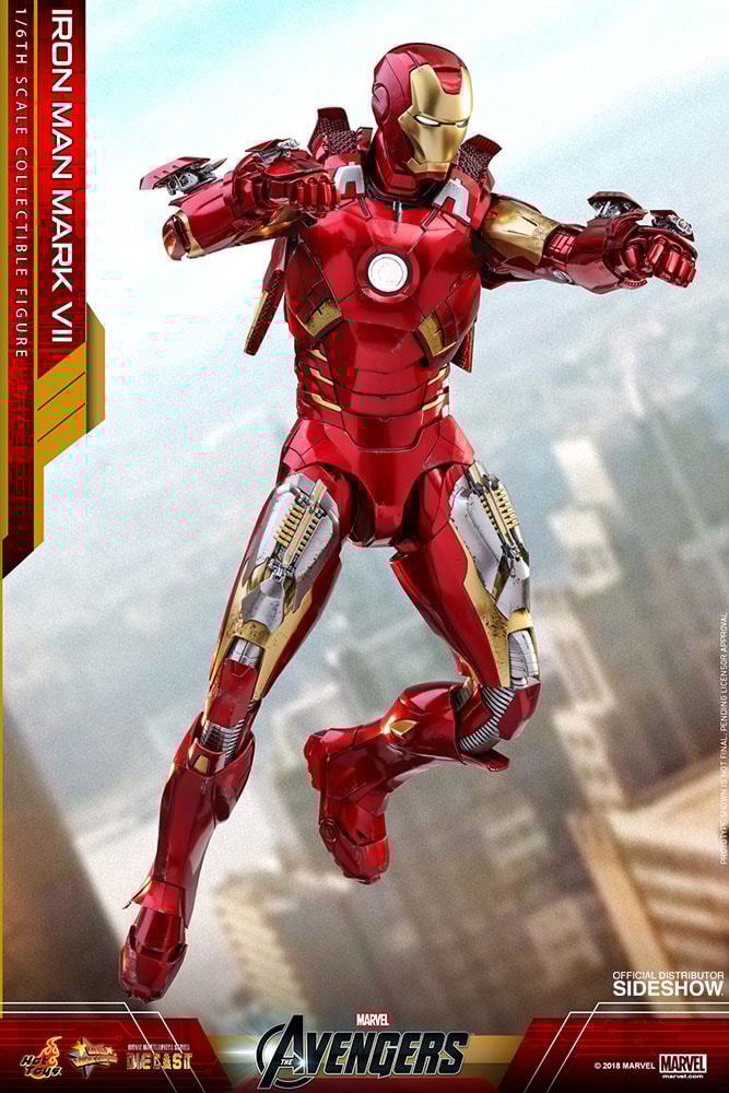 Iron Man Mark VII 1/6 Scale Figure by Hot Toys | Sideshow Collectibles
