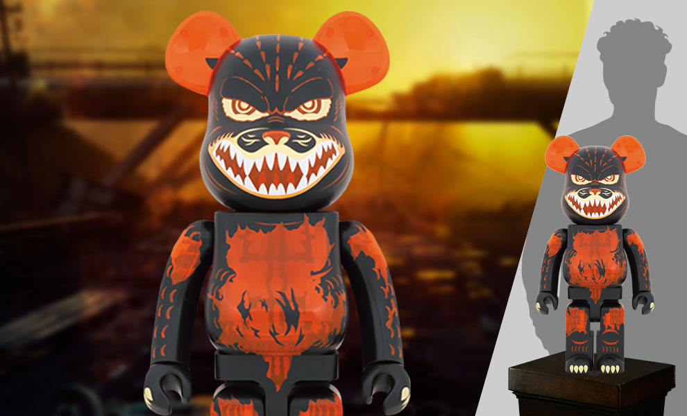 Be@rbrick Godzilla (Meltdown: Clear Orange Version) 1000