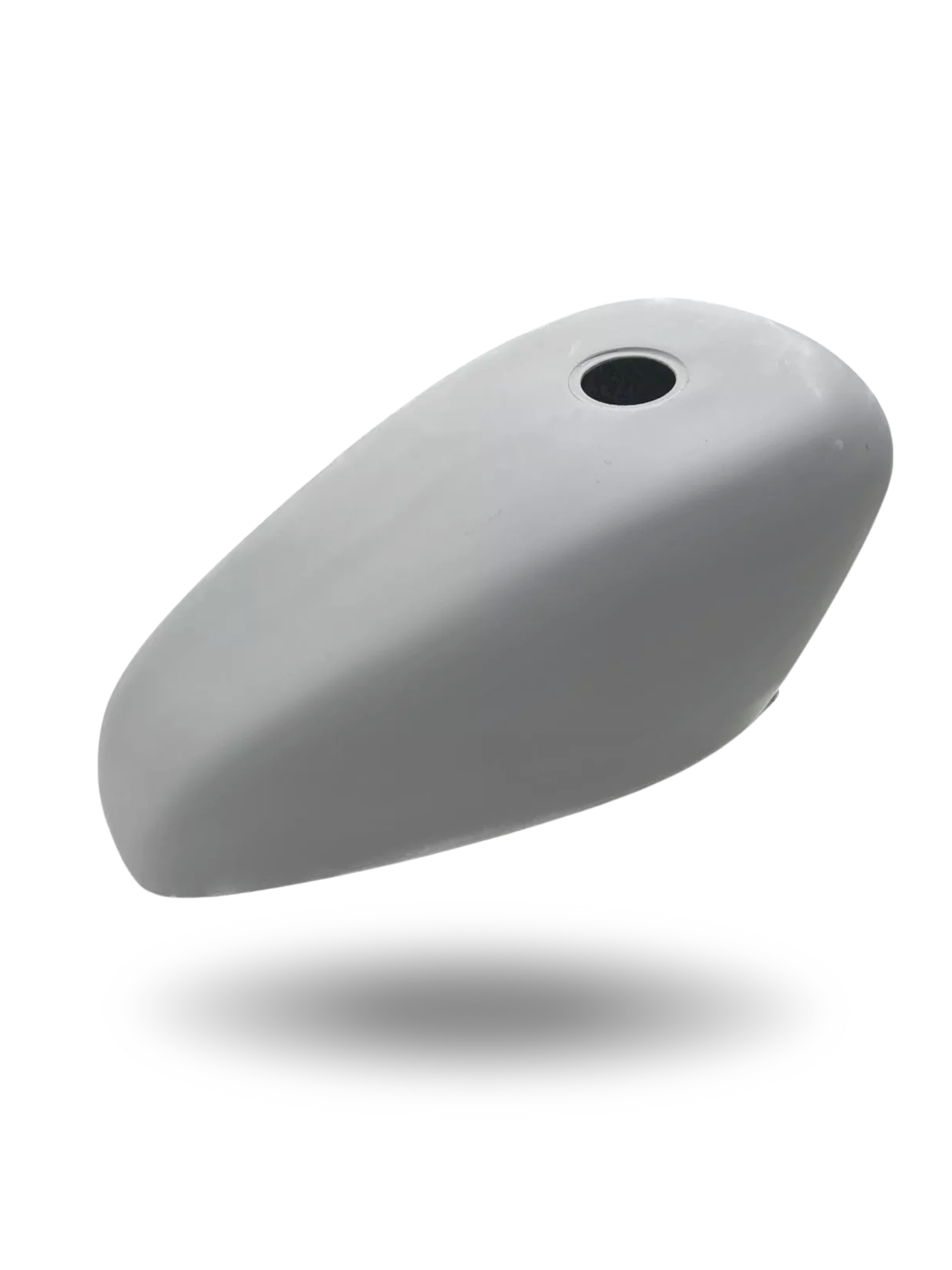 サイモンカスタム タンクカバー グロスグレー ホワイトハンド