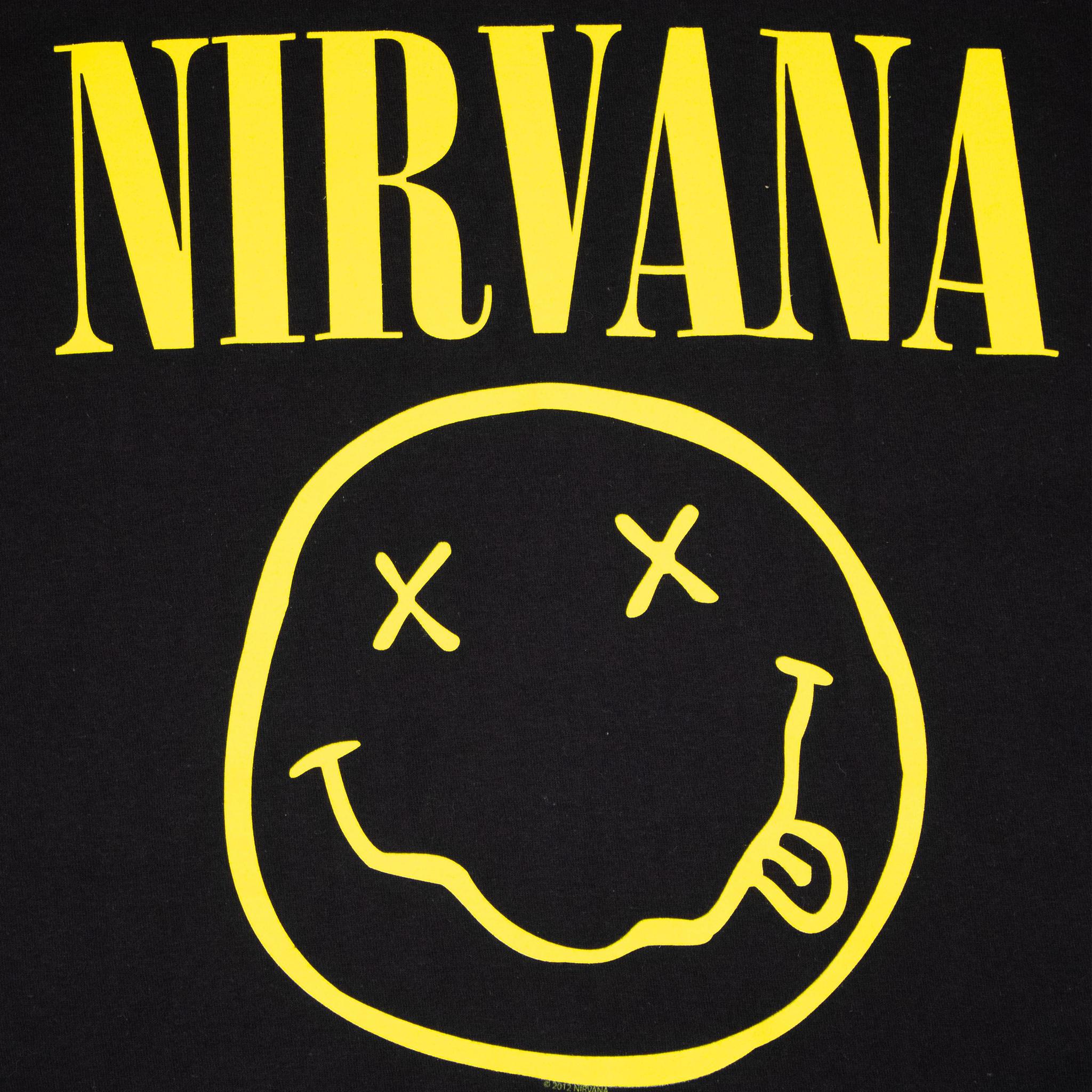 Nirvana Smile Black T-Shirt – Simply Seattle