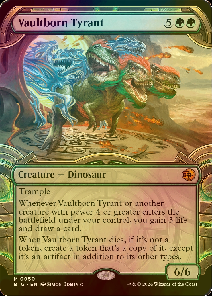 MTG宝物庫生まれの暴君ショーケースfoil1枚