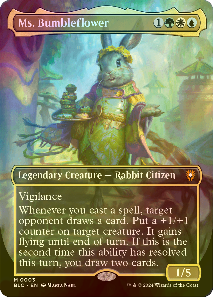d*f様 MTG BLC バンブルフラワー夫人 レイズドFoil 英語 レイズドFOIL