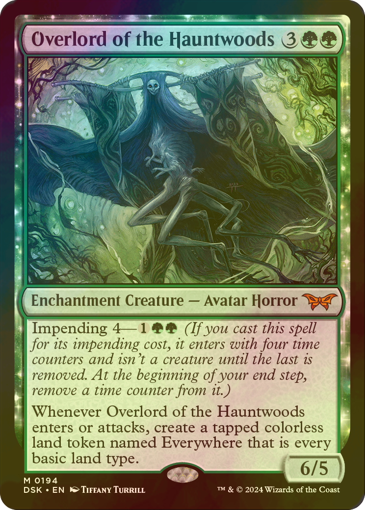 MTG DSK ホーントウッドの大主 foil サインド MTG DSK ホーントウッド