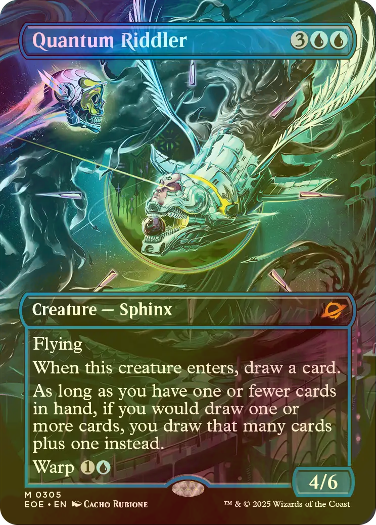 量子の謎かけ屋 英語版 2枚 ② MTG 量子の謎かけ屋