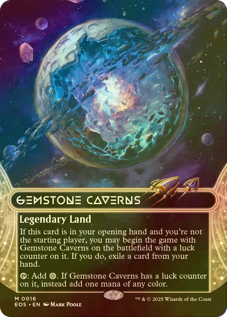 EOS】宝石の洞窟 星景 foil 英語 EOS】宝石の洞窟 星景 foil 英語