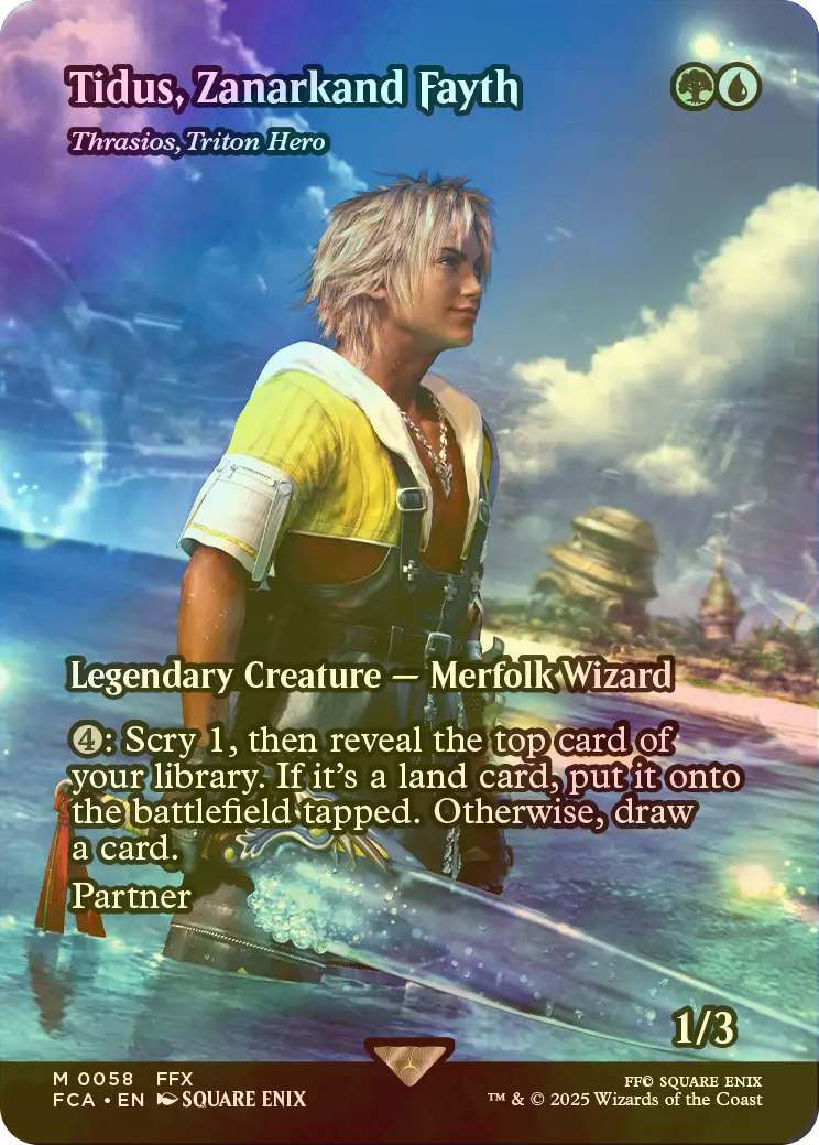 MTG ザナルカンドの夢、ティーダ トリトンの英雄、トラシオス FOIL
