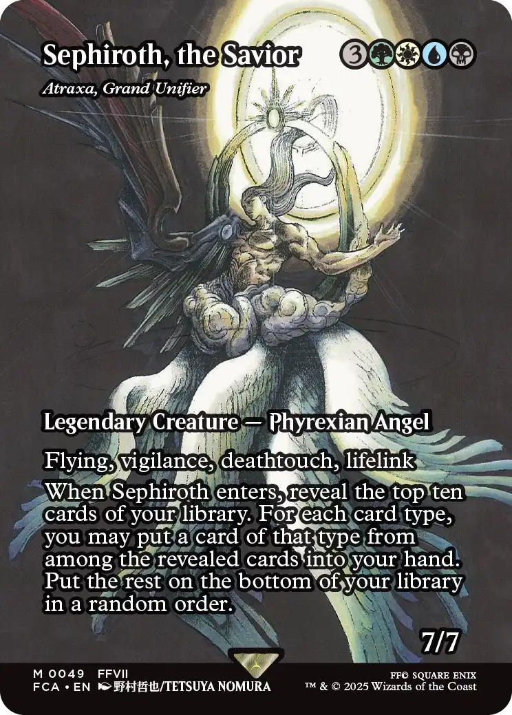 救済者 セフィロス FOIL Sephiroth, the Savior 救済者、セフィロス