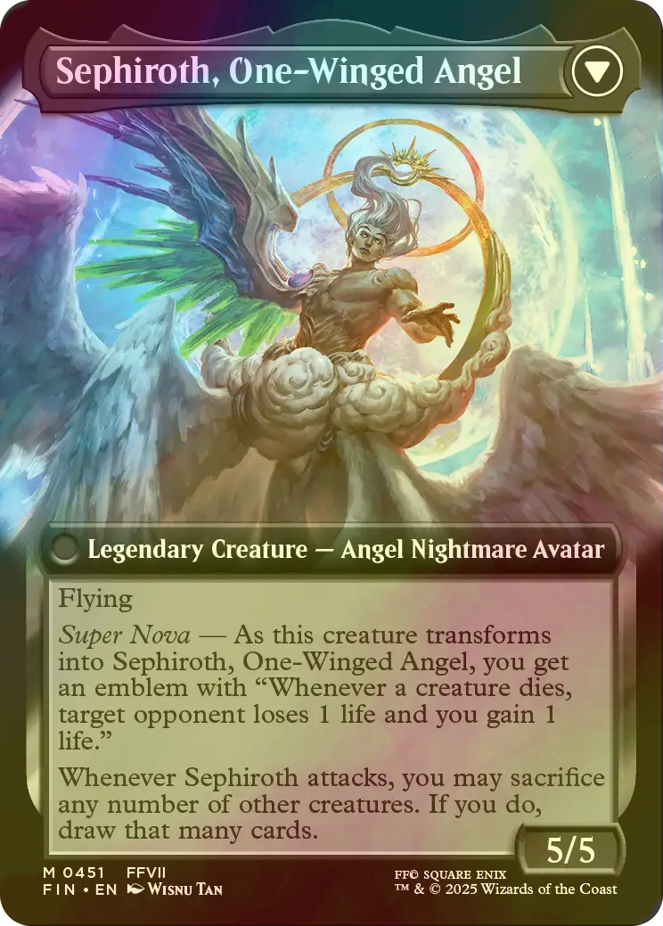 FOIL] 威名のソルジャー、セフィロス/Sephiroth, Fabled SOLDIER (拡張