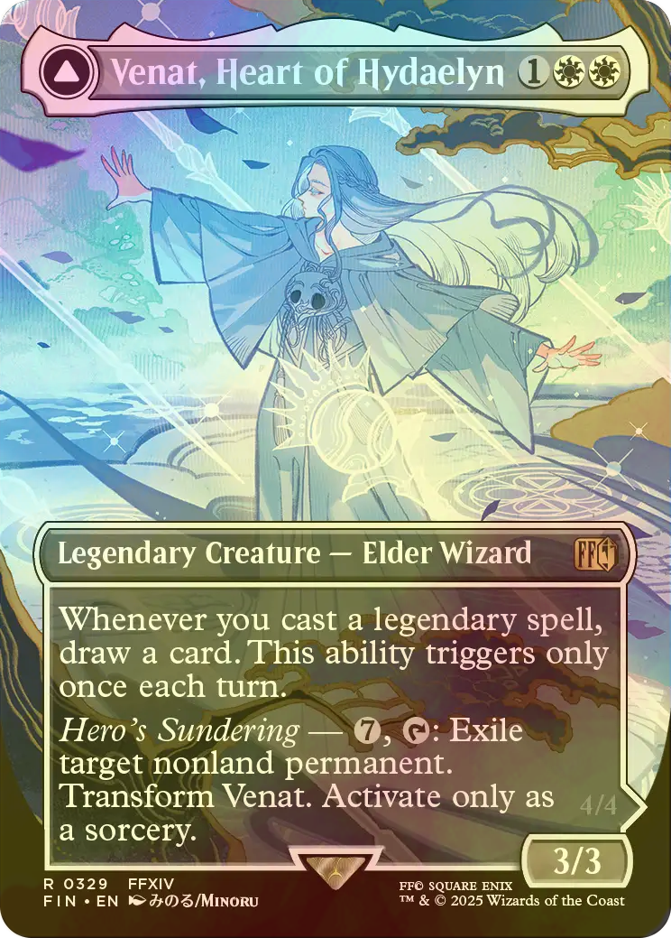 最後の古代種エアリス FOIL 英語 拡張アート MTG FOIL】【英】最後の