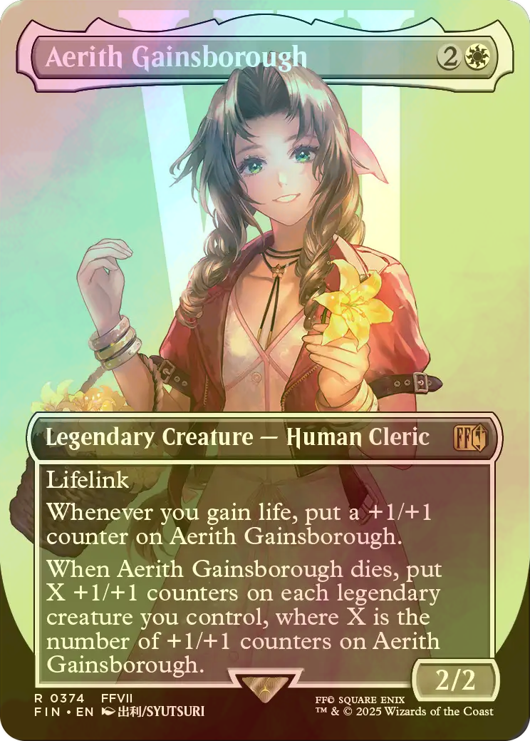 MTG エアリス・ゲインズブール / サージFOIL Final Fantasy Aerith