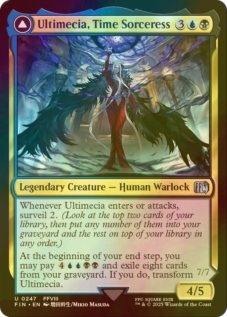 MTG 未来の魔女、アルティミシア 英語版 拡張アート foil MTG 未来の