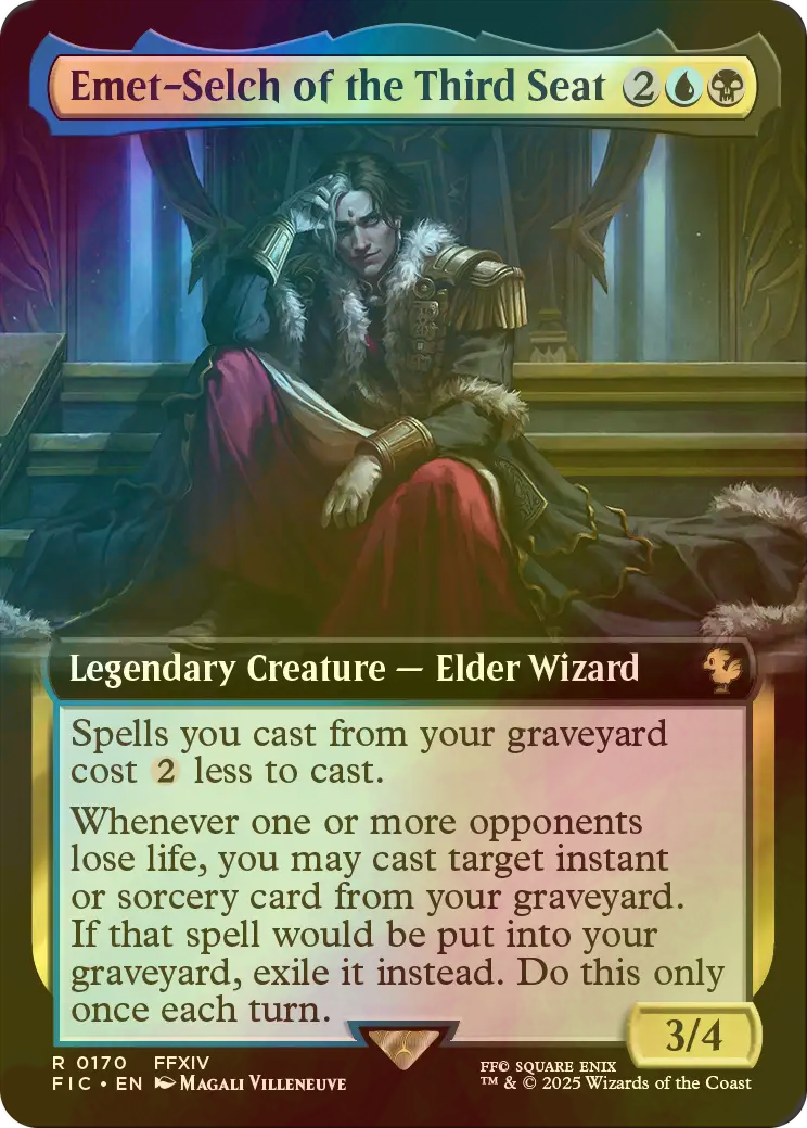 第三の座、エメトセルク 拡張foil FOIL] 第三の座、エメトセルク/Emet