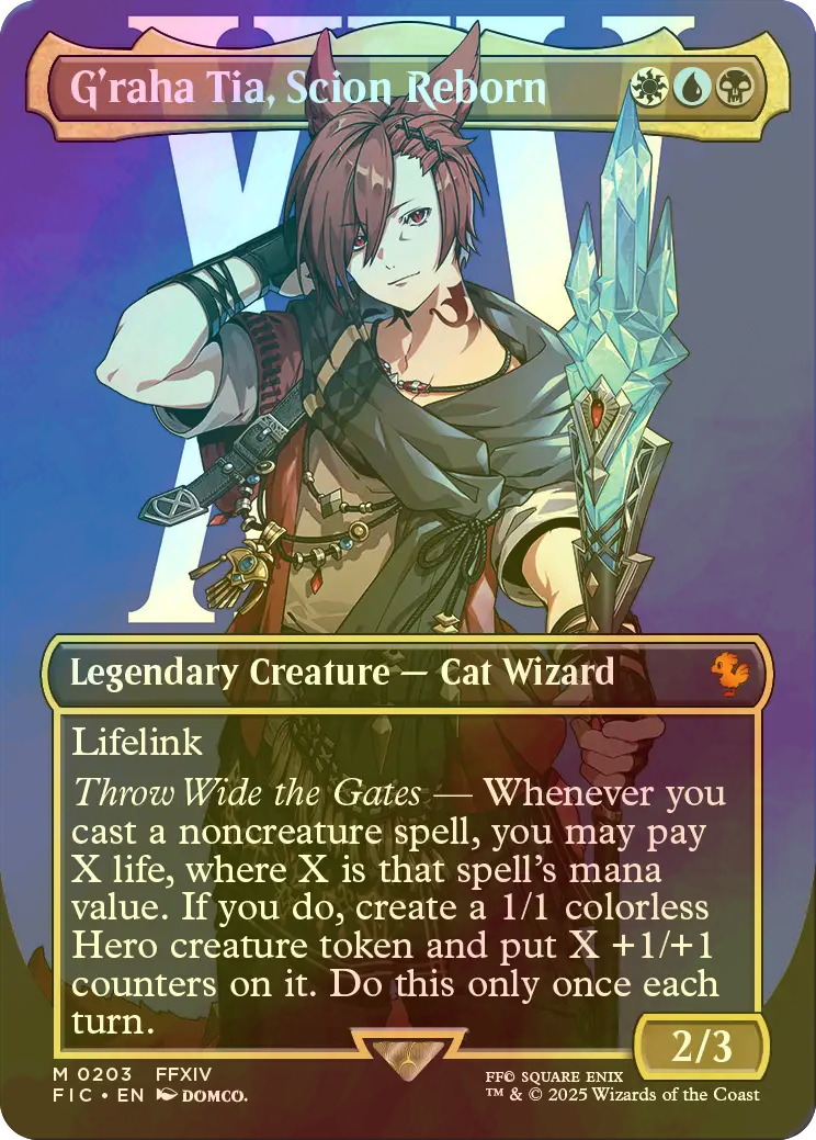 H*N様 MTG FF 時空を渡りし者、グ・ラハ・ティア サージfoil 神話レ