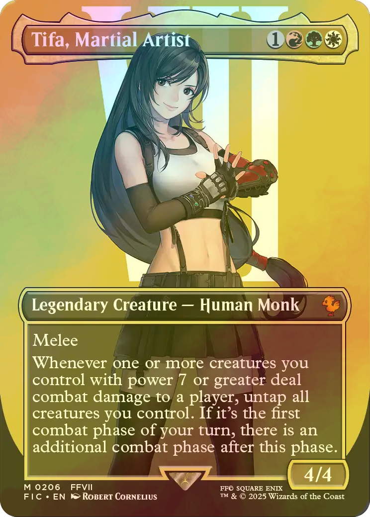 Mtg 格闘家、ティファ/Tifa, Martial Artistサージフォイル MTG Tifa
