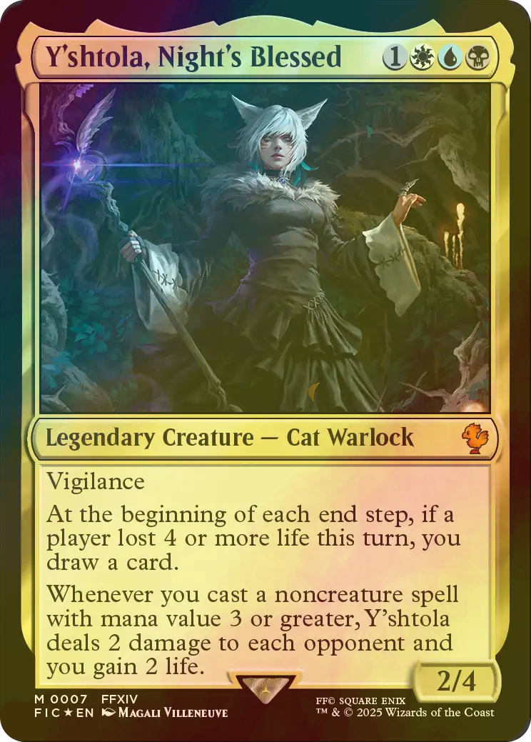 MTG FF 魔女、ヤ・シュトラ・ルル【Foilボーダーレス・英語版】 MTG