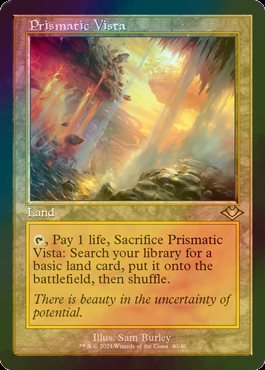 MTG Prismatic Vista / 虹色の眺望 Foil 虹色の眺望 旧枠 英語foil 3枚