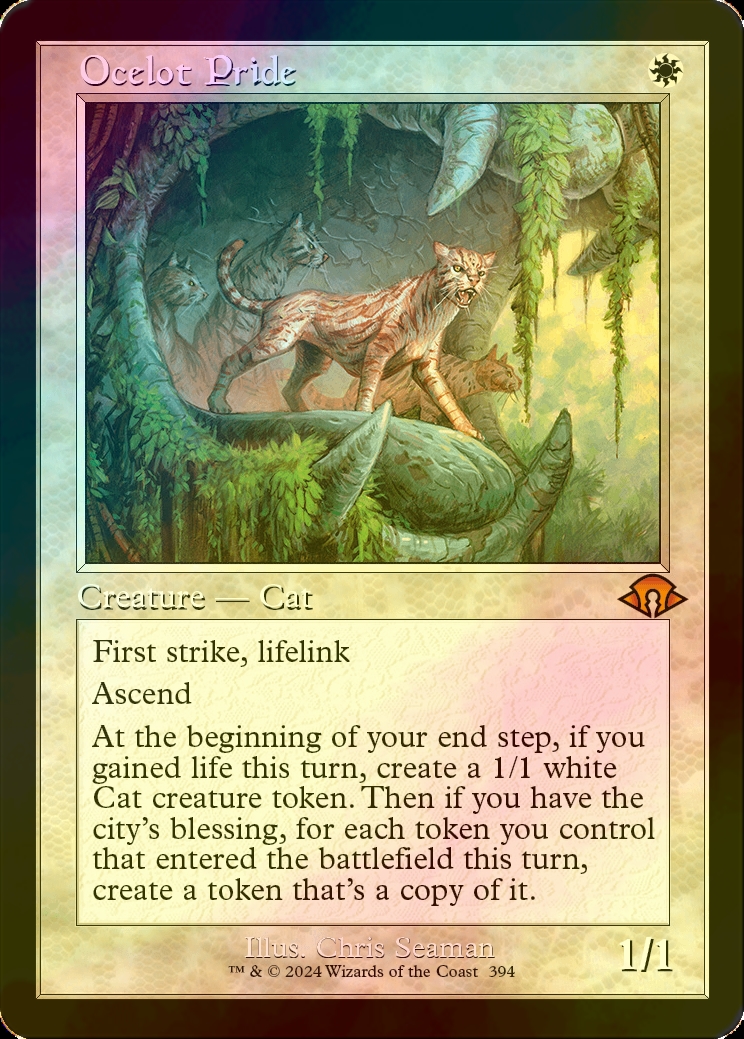 MTG オセロットの群れ 拡張版英語foil 1枚 FOIL] オセロットの群れ