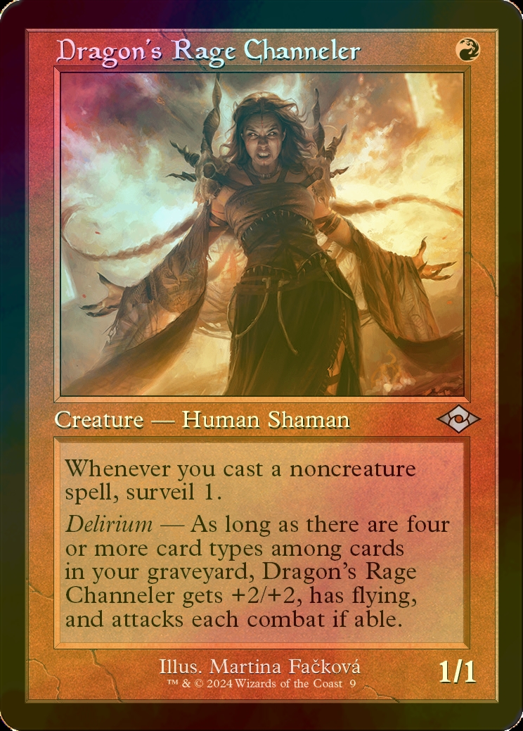 FOIL] ドラゴンの怒りの媒介者/Dragon's Rage Channeler (旧枠) 【英語