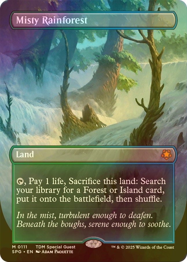 霧深い雨林 英語版 4枚 mtg 公式通販 霧深い雨林英語版4