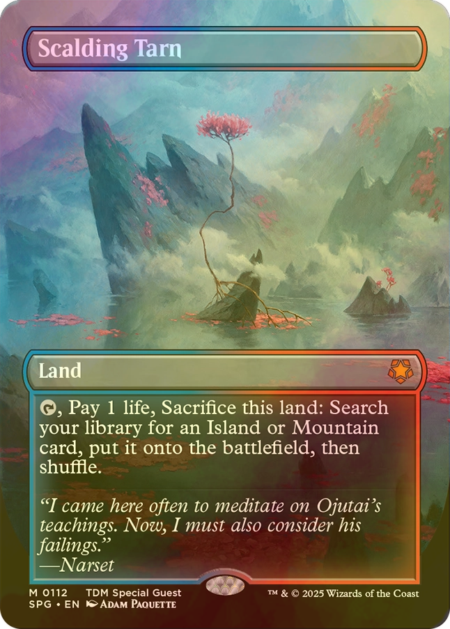 MTG 英語 Scalding Tarn 沸騰する小湖 ボーダーレス MTG 英語 Scalding