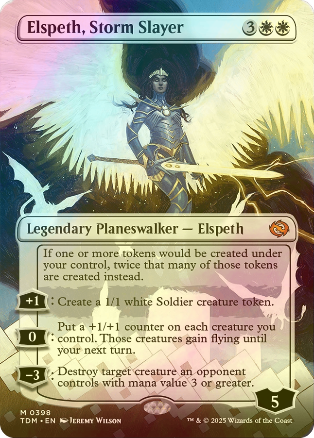 嵐の討伐者、エルズペス MTG ハローFOIL 英語版 グ*ゥ様 【MTG】嵐