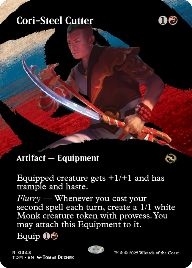 コーリ鋼の短刀/Cori-Steel Cutter (全面アート版) 【英語版】 [TDM-赤