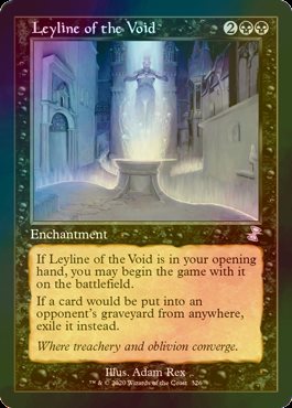 日本語3枚セット旧枠Foil 虚空の力線/Leyline of the Void 日本語3枚