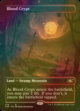 MTG Blood Crypt 血の墓所ギャラクシーfoil