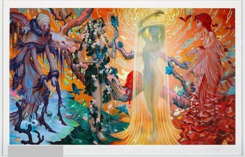 ジェームスジーン ジクレープリントポスター 直筆サイン入り