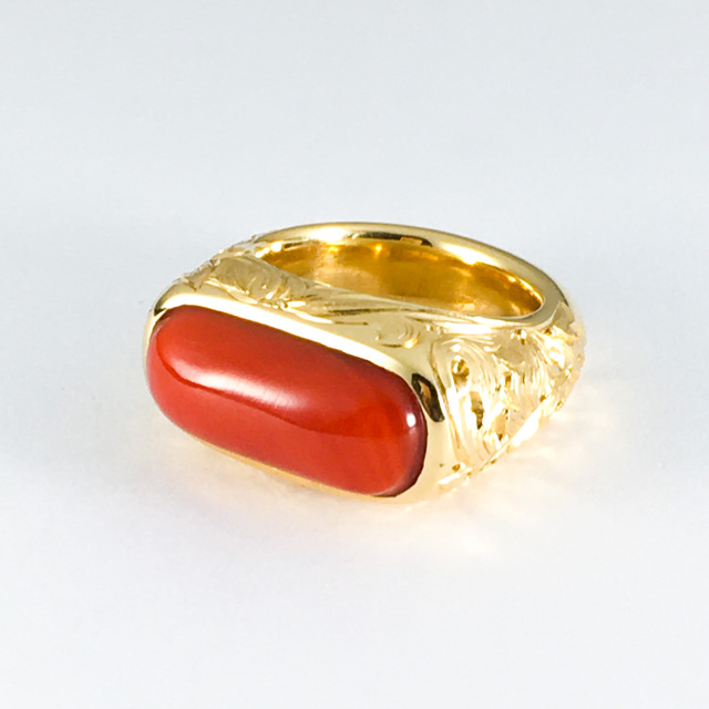 DEEP SEA COLAL （ピンクサンゴ) アンクレットK18 DEEP SEA COLAL