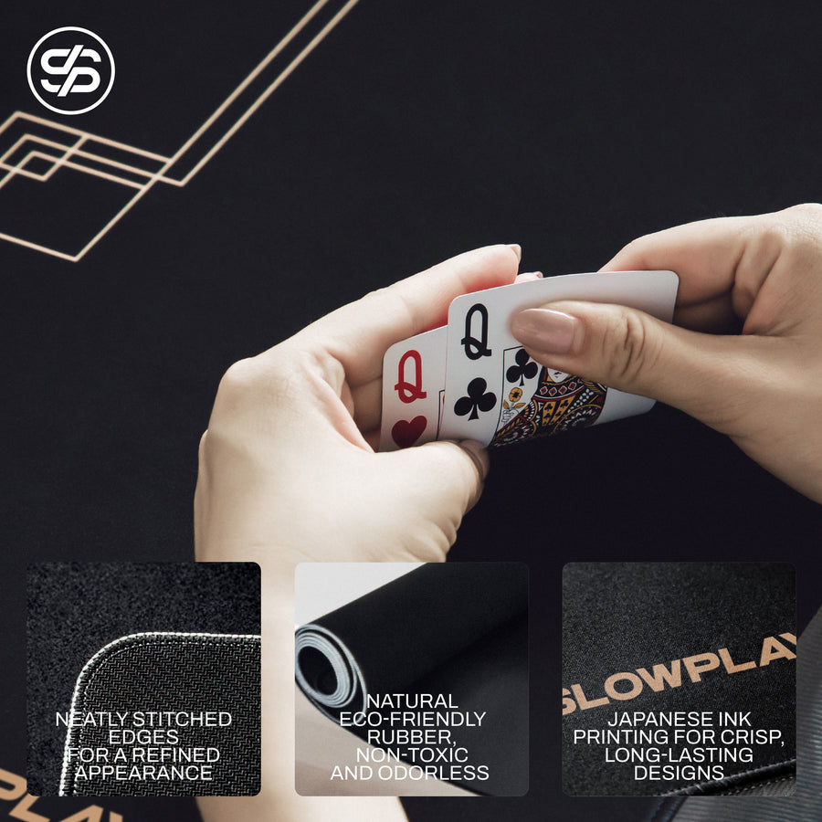 Godel Poker Mat | SLOWPLAY - Professional Poker Supplies