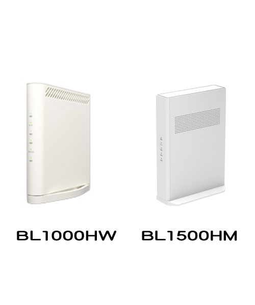 KDDI ホームゲートウェイHGW-BL1500HM とONU-2 H03NU5auひかり HGW