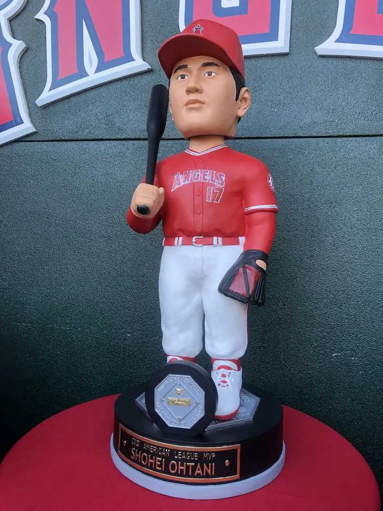 エンゼルス大谷のMVP記念特大ボブルヘッド販売 24体限定14万8000円―