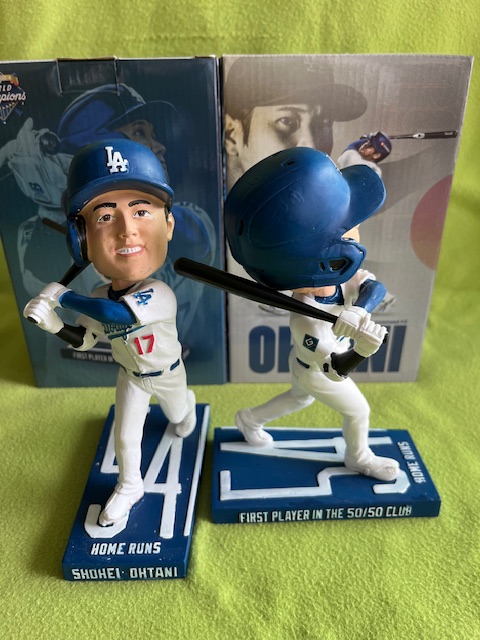 大谷翔平 50-50 ボブルヘッド ドジャース ファンクラブ 特典 MLB 大谷