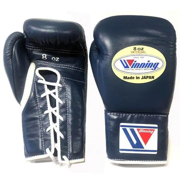 ウイニング(WINNING) ボクシンググローブ プロ試合用 8オンス ひも式