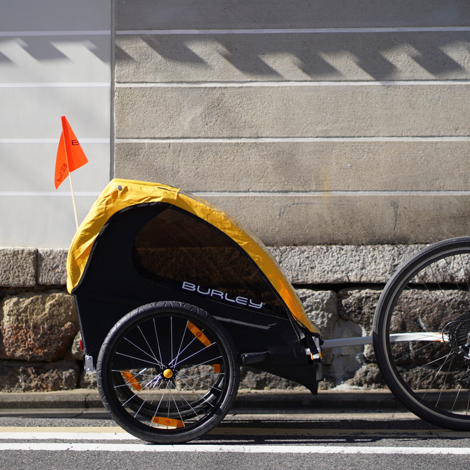 BURLEY ペットカート 自転車 専用 イエロー/ブラック BURLEY ペット