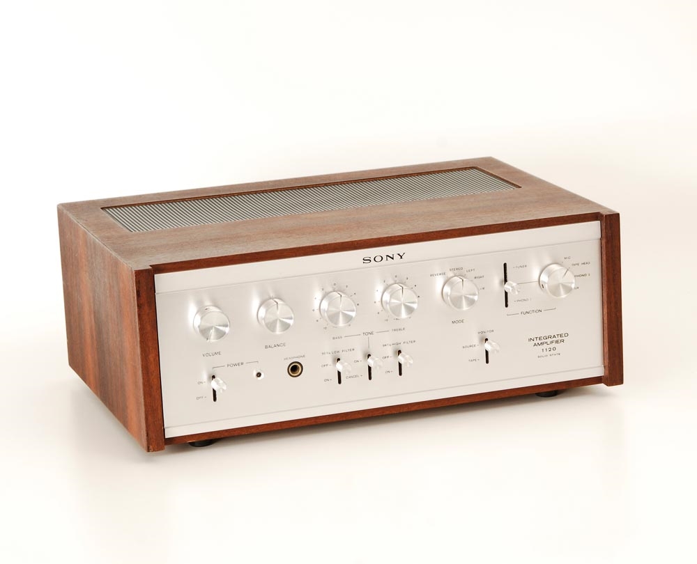 ソニー SONY プリメインアンプ TA-1120A ウッドケース付 ジャンク