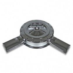 1964-1967 El Camino L79 Dual Snorkel Air Cleaner Lid Chrome