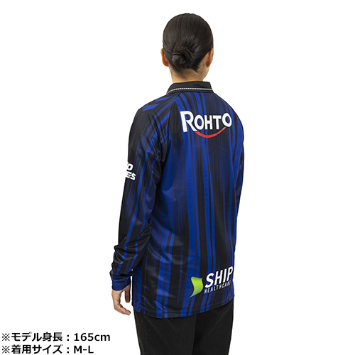 ガンバ大阪 2025アウェイ長袖ユニフォーム 奥抜侃志 タグ付 ガンバ大阪