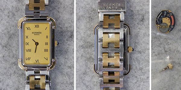 エルメス クロアジュール/電池切れのまま放置（茨城県土浦市のお客様