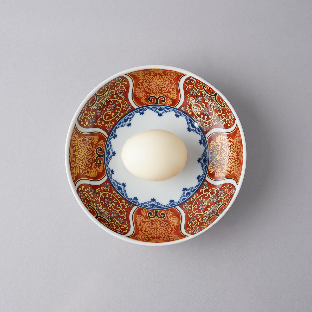 江戸時代 献上伊万里 寿桃型菊文中皿 古伊万里 古美術 ウブ品 WWTT417