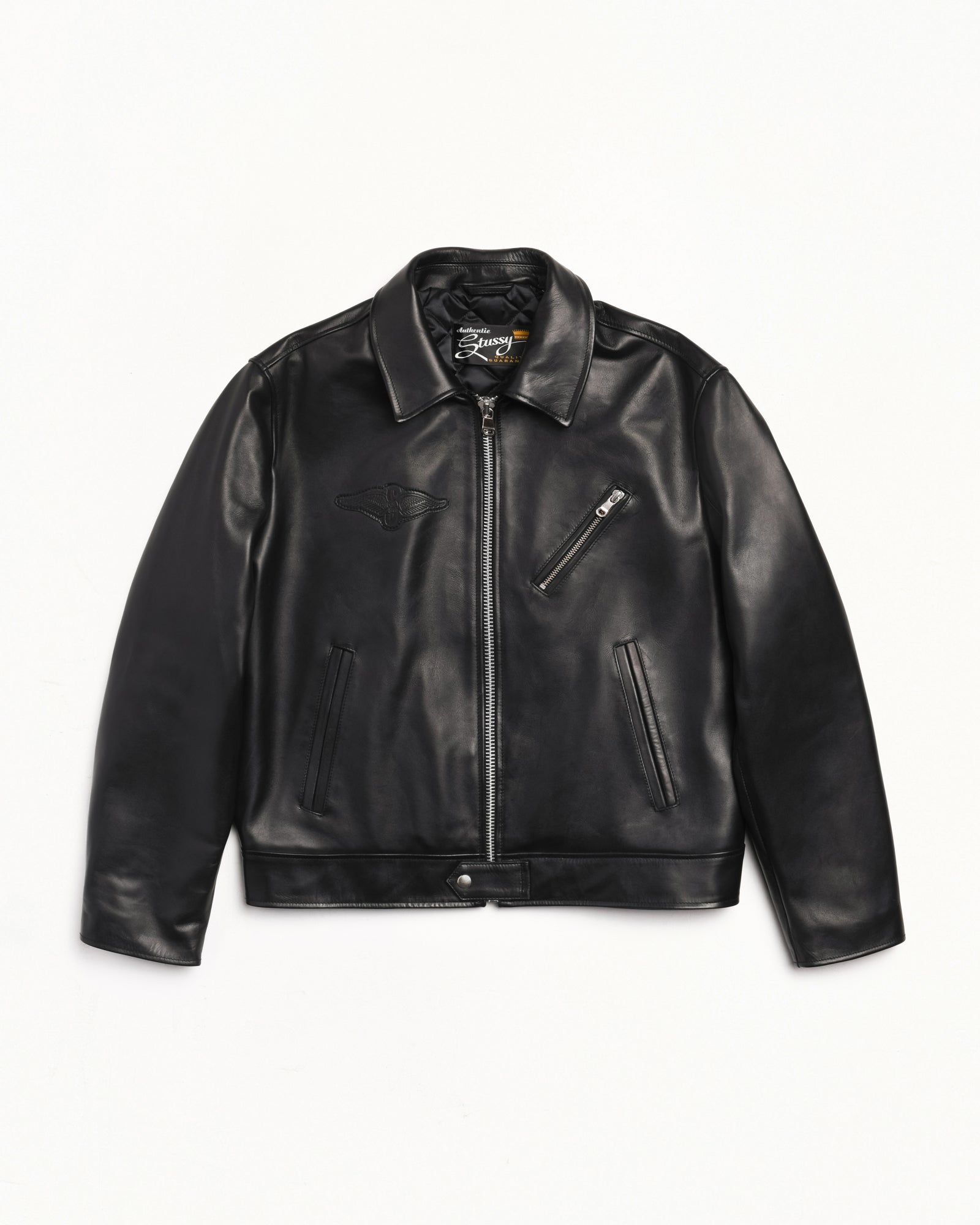 Biker Jacket – Black | Outerwear | Stüssy