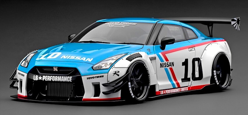 1/18スケール ignition model「LB-WORKS NISSAN GT-R R35 Type2